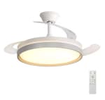Ventilador 30 W + luz de 60 W 5600 lm, control remoto, 6 velocidades por 26.28€