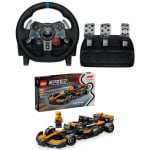 Logitech G29 Driving Force para PS5 /PS4 /PS3 /PC + LEGO Speed Champions McLaren F1
