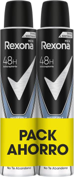 Rexona Invisible Ice Pack (2 x 200 ml) por 3,19€ en Amazon