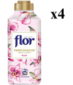 4 Botes de Flor Perfumador para Ropa fragancia floral Rosa, hasta 36 dosis por 7.97€