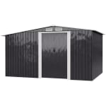 Living and Home 8x8ft Metal Garden Shed with Log Storage – £243.96 at Homebase