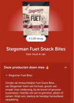 Stegeman Fuet bites gratis na cashback via Tikkie en de Plus