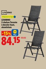 -15% sur une sélection de meubles et décorations de jardin Livarno chez Lidl