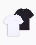 T-shirt graphique à col rond - Lot de 2 pour 20€ chez Levi's