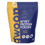 G'woon whey proteine poeder vanille 450 g voor €12,25 bij Poiesz