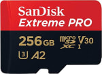 SanDisk Tarjeta microSDXC Extreme Pro de 256 GB por $1,066 en Amazon