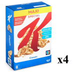 4 Paquetes de Kellogg's Special K Classic 700g por 10.15€