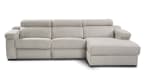 Sofá 3 plazas chaiselongue derecha con arcón y 1 asiento relax eléctrico por 935€