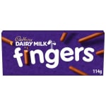 Cadbury Dairy Milk Fingers 114g for £0.95 at Sainsbury’s