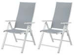 LIVARNO HOME set van 2 verstelbare tuinstoelen Houston voor €49,99 bij Lidl