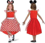 Minnie Mouse rood kinderkostuum voor €5,33 bij Amazon