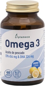 60 cápsulas PLAMECA Omega 3 1298mg Sabor Limón Aceite de pescado EPA por 19.28€