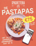 Pastapas (4 weken) voor €75 bij Spaghetteria