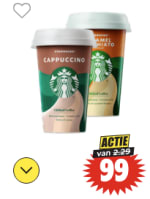 Alle Starbucks ijskoffie voor €0,99 bij Dirk