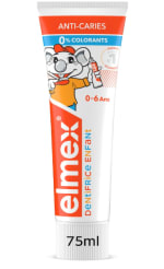 Dentifrice enfant anti-caries, 0-6 Ans Elmex, 75ml à 2,66€