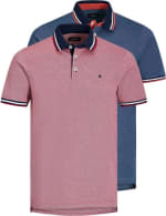 JACK & JONES Shirt 'JJEPaulos' in Donkerblauw, Lichtrood voor €22,68 bij Bol