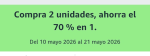 -70% de Dto en la Segunda Unidad Alimentación, Belleza y Salud en Amazon.