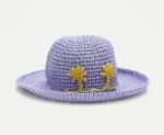 Sombrero liso fantasía palmeras de niña por 4.79€.