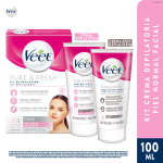 VEET Crema Depilatoria Kit Facial Piel Normal $6.299 OFERTA INTERNET en Salcobrand.cl