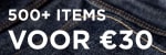 Heel veel items voor €30 in de G-Star outlet