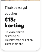 KPN leden: ontvang 13 euro korting bij Thuisbezorgd