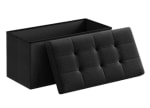 Puff Almacenaje, Baúl Plegable, Taburete Reposapiés por 11.96€