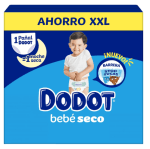 Dodot Bebé Seco Pack Ahorro,Formato XXL, Tallas 3 a 7 por 35.49€