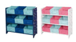 Livarno Home Estantería de almacenamiento con 9 cajas de tela extraíbles por 19.99€