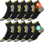 SOXCO 10 Pares Quarter Calcetines Hombre por 11,02€ en Amazon