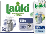 Lauki Leche Semidesnatada Bienestar Animal 6 x 1L por 2,97€ en Amazon