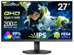 Ecran PC Gamer 27" Koorui G2711P - 200Hz à 99,99€