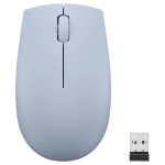 Ratón inalámbrico compacto Lenovo 300 azul escarcha por 9,80€