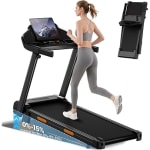 UMAY Tapis de Course Pliable Inclinable 40% (10 km/h) pour 188,61€ chez Amazon