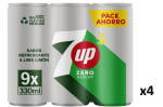 4 Packs de 9 Latas de 33cl de 7UP Zero de lima-limón sin azúcar por 11.36€
