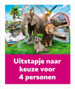 Uitstapje naar keuze voor 4 personen voor €16 per lot bij Vriendenloterij
