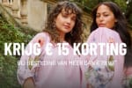 €15 korting bij aankopen boven de €79,99 bij Zizzi