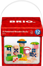 BRIO 25 Houten blokken met patroon voor €16,88 bij Bol