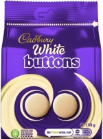 Cadbury White Chocolate Giant Buttons 100g – 93p Amazon Deal