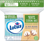 Lotus Coton-tiges 100% coton bio (Sachet 160) à 1,59€ chez Amazon