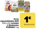 Legumbres Puñado 1 kg por 1€ [50% retorno en cupón]