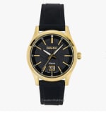 Seiko Conceptual Silicone Strap Black Dial Quartz SUR560P1 100 M Men's Watch por 161€