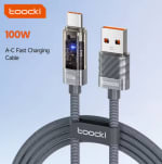 Toocki 6A 100W USB C cable 2m por $35 en AliExpress