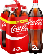 Coca-Cola Sabor Original Pack 4 x 2 L por 6,47€ en Amazon