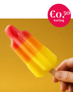 €0,50 korting op een rakketijsje