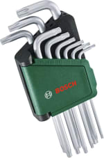 Bosch Torx-sleutelset 9-delig voor €12,71 bij Amazon