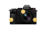 Appareil photo Hybride Plein Format Lumix S5D + optique à 799€