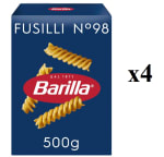 4 x Pasta Fusilli nº 98 Barilla 500 g. por 3.49€