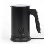 SALTER The Chocolatier EK5134 Electric Milk Frother & Hot Chocolate Maker – Black + F