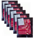 6 sobres pétalos jamón ibérico por 16,10€.