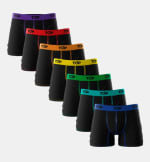 PACK 7 BÓXERS ALGODÓN HOMBRE TOP MULTICOLOR por $23.990 Disponible en Ripley Chile